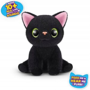 Zestaw ZURU Pets Alive Smitten Kittens Lucky-Loo kot pluszowy interaktywny - obrazek 2