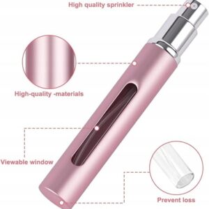 4x Atomizer Podróżny na Perfumy 5ml Butelka do Perfum Fiolka z Rozpylaczem - obrazek 3