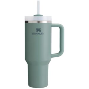 KUBEK STANLEY 1200ml Z SŁOMKĄ POKRYWKĄ I UCHWYTEM TERMICZNY ZIELONY - obrazek 3