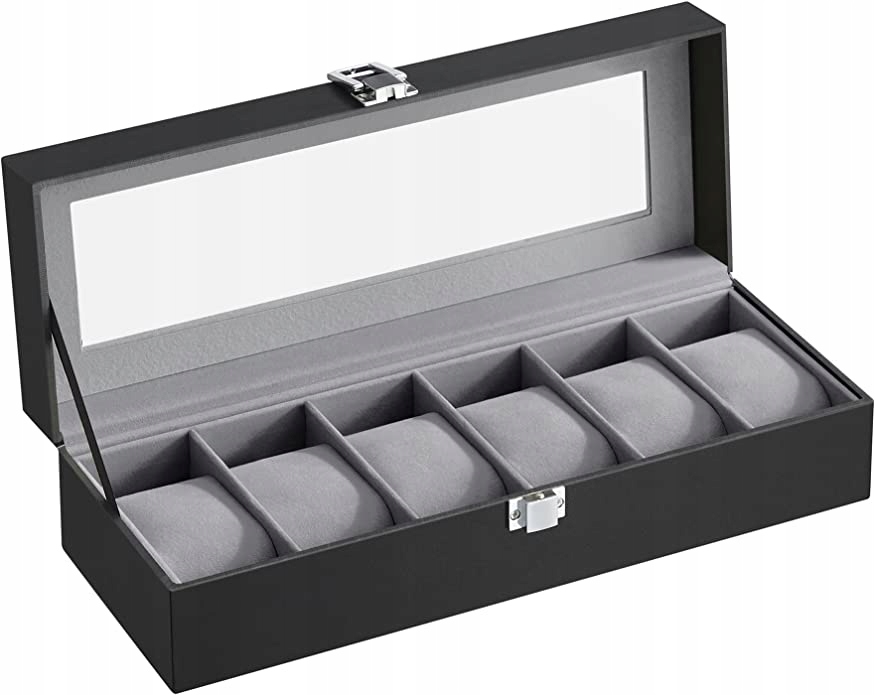 PUDEŁKO NA ZEGARKI MĘSKIE SZKATUŁKA ORGANIZER ETUI - obrazek 2
