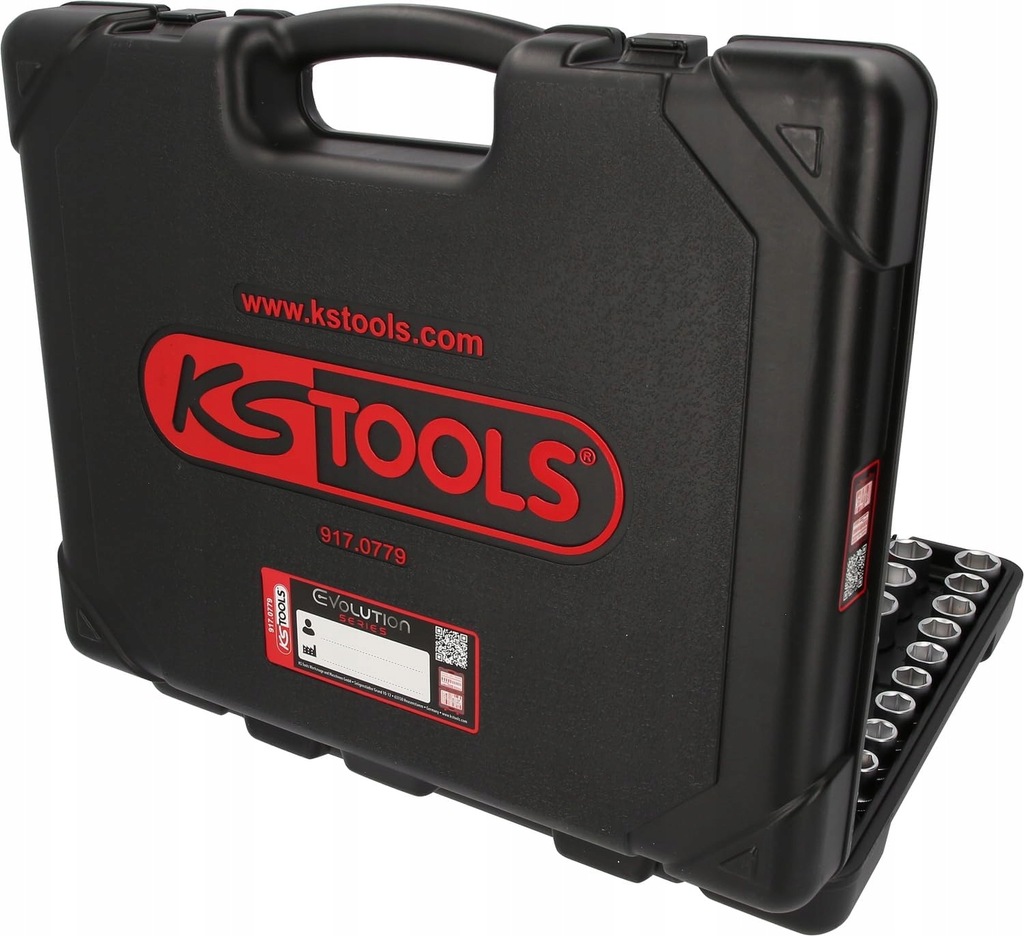 KS Tools 917.0779 1/4"+3/8"+1/2" ZESTAW KLUCZY NASADOWYCH WALIZKA 179-szt - obrazek 7