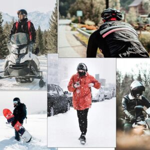 Kominiarka termoaktywna motocyklowa rowerowa narciarstwo ocieplana pod kask - obrazek 8