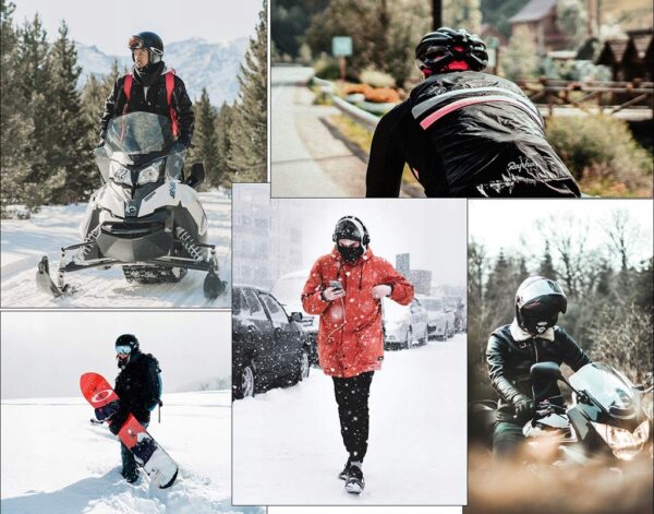 Kominiarka termoaktywna motocyklowa rowerowa narciarstwo ocieplana pod kask