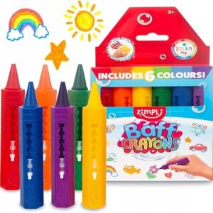 Kredki wodne Zimpli Kids 6 szt.