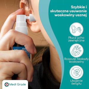 Krople do uszu z wodorowęglanem sodu Medi Grade - obrazek 2