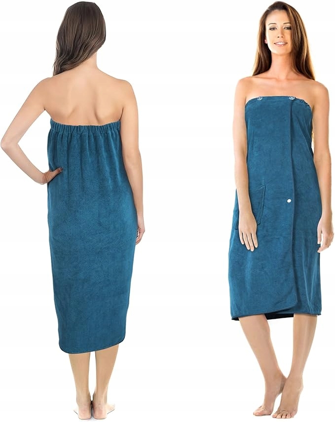 KILT RĘCZNIK DAMSKI DO SAUNY FROTTE 140X70 MORSKI - obrazek 1