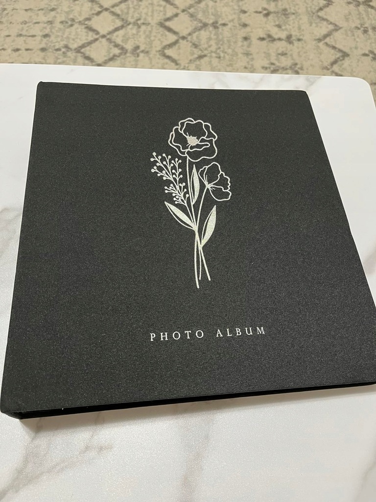 ALBUM FOTOGRAFICZNY NA ZDJĘCIA LNIANY 1000 KIESZENI 11,5 x 15 cm CZARNY XL - obrazek 8