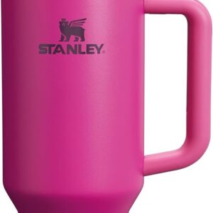 KUBEK STANLEY 1200ml Z SŁOMKĄ POKRYWKĄ I UCHWYTEM TERMICZNY RÓŻOWY