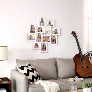 SONGMICS Ramki na zdjęcia na 12 zdjęć w formacie 10 x 15 cm BIAŁE - obrazek 4