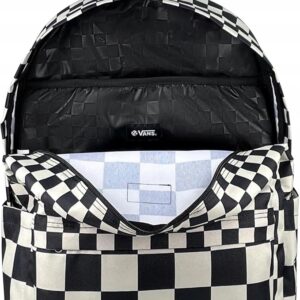 VANS PLECAK SZKOLNY Check BLACK-WHITE OLD SCHOOL VN000H4X3M41 DUŻY 22 Litr. - obrazek 4