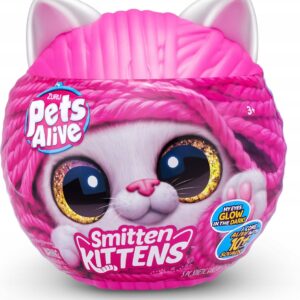 Zestaw ZURU Pets Alive Smitten Kittens Lucky-Loo kot pluszowy interaktywny - obrazek 3