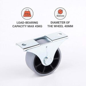 SKIR'CO KÓŁKA GUMOWE 40 MM Zestaw 4 sztuki - obrazek 5