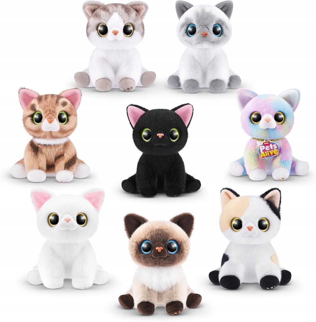 Zestaw ZURU Pets Alive Smitten Kittens Bonnie Kot pluszowy interaktywny - obrazek 4