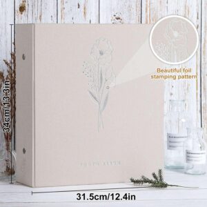 ALBUM FOTOGRAFICZNY LNIANY NA ZDJĘCIA 1000 KIESZENI FOTOKSIĄŻKA BEŻOWY XL 11,5×15 cm - obrazek 5
