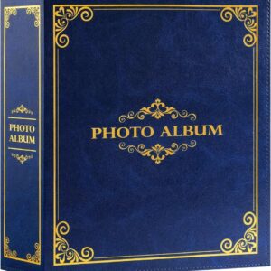 ALBUM FOTOGRAFICZNY NA ZDJĘCIA TRADYCYJNY 1000 KIESZENI 10x15 NIEBIESKI XL ,,PHOTO"