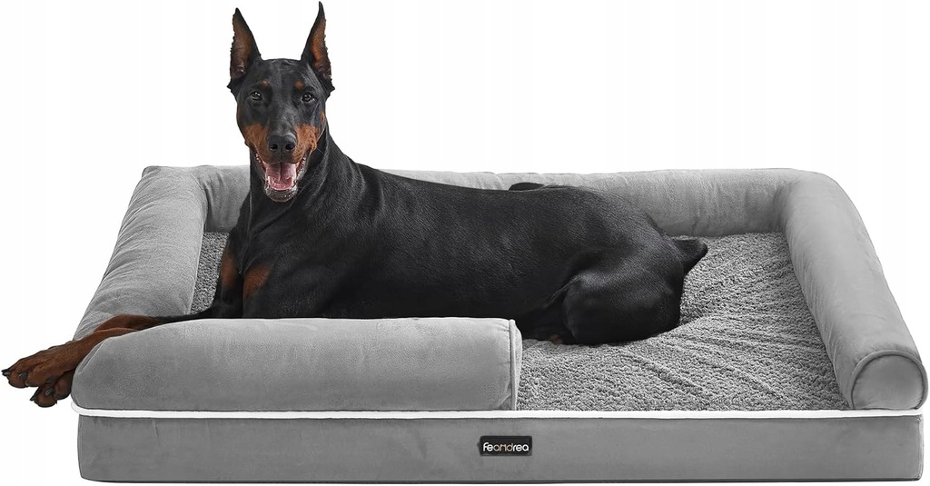 FEANDREA Łóżko ortopedyczne dla psów, sofa, łóżko dla zwierząt 120x85x25 cm - obrazek 1