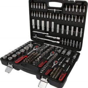 KS Tools 917.0779 1/4"+3/8"+1/2" ZESTAW KLUCZY NASADOWYCH WALIZKA 179-szt