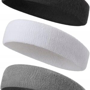 OPASKA SPORTOWA NA CZOŁO GŁOWĘ WŁOSY DO BIEGANIA ĆWICZENA UNISEX FROTKA X3