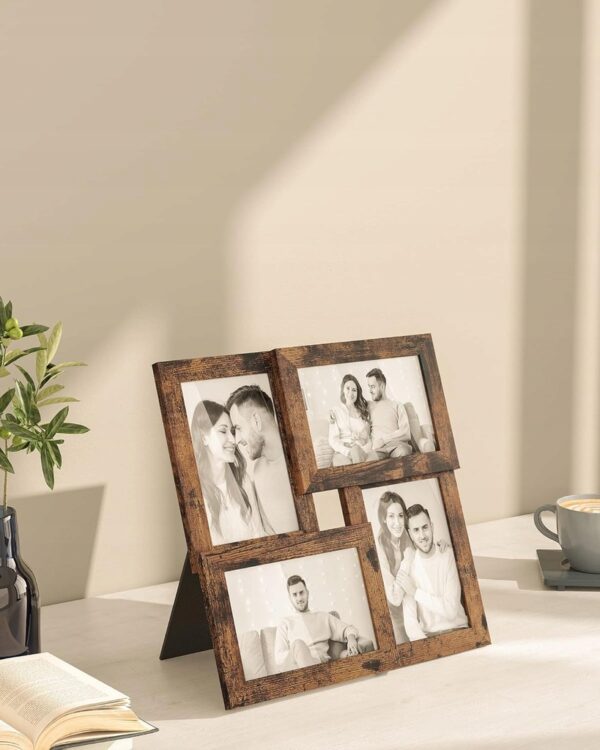 RAMKI NA ZDJĘCIA 10x15 NA 10 ZDJĘĆ FOTO OBRAZ KOLAŻ DEKORACJA MULTI 60x50