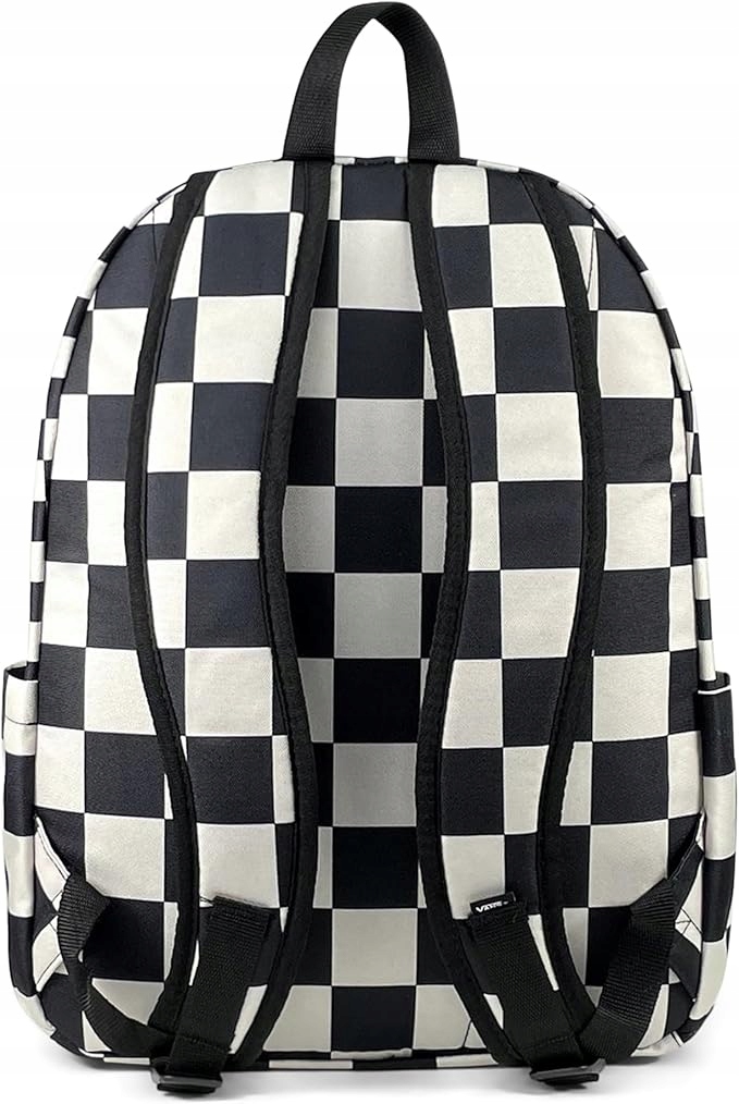 VANS PLECAK SZKOLNY Check BLACK-WHITE OLD SCHOOL VN000H4X3M41 DUŻY 22 Litr. - obrazek 3