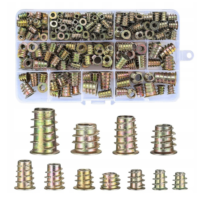 MUFA DWUGWINTOWA WKRĘT DO DREWNA M4/M5/M6/M8/M10 - obrazek 1