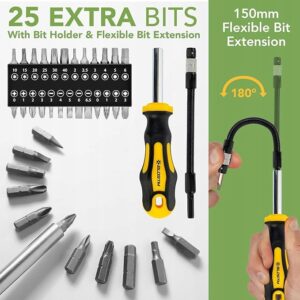 ZESTAW ŚRUBOKRĘTÓW WKRĘTAKÓW PRECYZYJNE BITY KLUCZE NASADOWE TORX 65el - obrazek 5