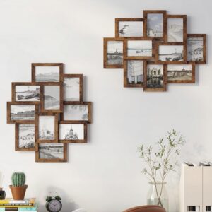 SONGMICS Ramki na zdjęcia na 10 zdjęć w formacie 10 x 15 cm BRĄZOWE - obrazek 3
