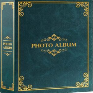 ALBUM FOTOGRAFICZNY NA ZDJĘCIA TRADYCYJNY 1000 KIESZENI 10x15 ZIELONY XL