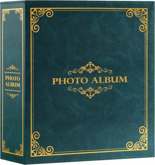 ALBUM FOTOGRAFICZNY NA ZDJĘCIA TRADYCYJNY 1000 KIESZENI 10x15 ZIELONY XL