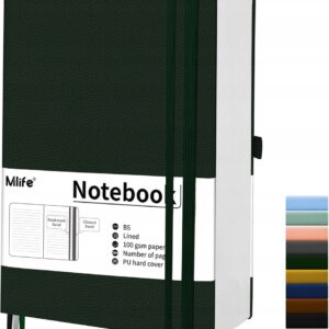 Zeszyt A5 NOTATNIK W KROPKI 360 STRON 100 G/M² TWARDY 360 kartek zielony - obrazek 2