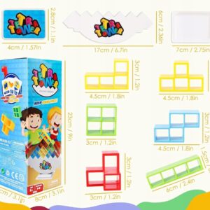 GRA układanka edukacyjna TETRIS wieża TETRA TOWER 72 el. PREZENT Montessori