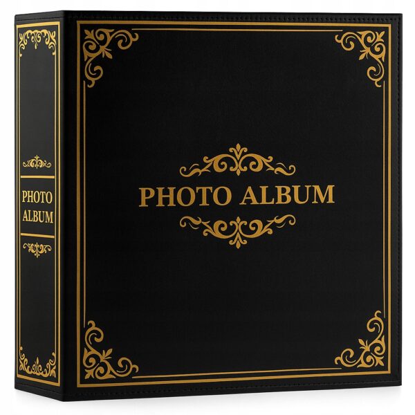 TRADYCYJNY ALBUM NA ZDJĘCIA 10X15 CM CZARNY DUŻY FORMAT 1000 ZDJĘĆ
