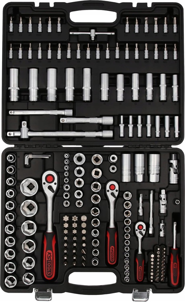KS Tools 917.0779 1/4"+3/8"+1/2" ZESTAW KLUCZY NASADOWYCH WALIZKA 179-szt - obrazek 2
