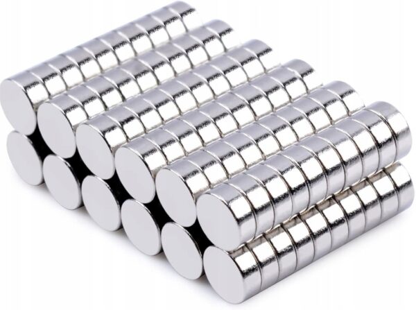 MAGNES NEODYMOWY 100 SZTUK NAJLEPSZA DO BIURA DOMU PRACY 4x2mm