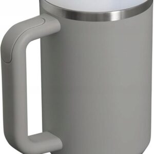 KUBEK STANLEY 1200ml Z SŁOMKĄ POKRYWKĄ I UCHWYTEM TERMICZNY SZARY - obrazek 4