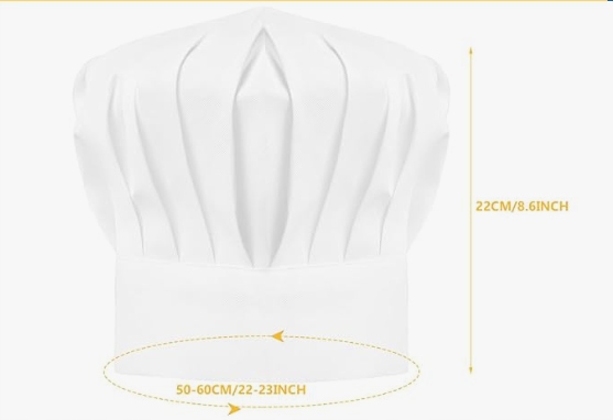 Czapka szefa kuchni 3 szt czapka kucharska męska czapka kucharska do kuchni