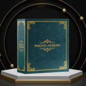 ALBUM FOTOGRAFICZNY NA ZDJĘCIA TRADYCYJNY 1000 KIESZENI 10x15 ZIELONY XL - obrazek 4