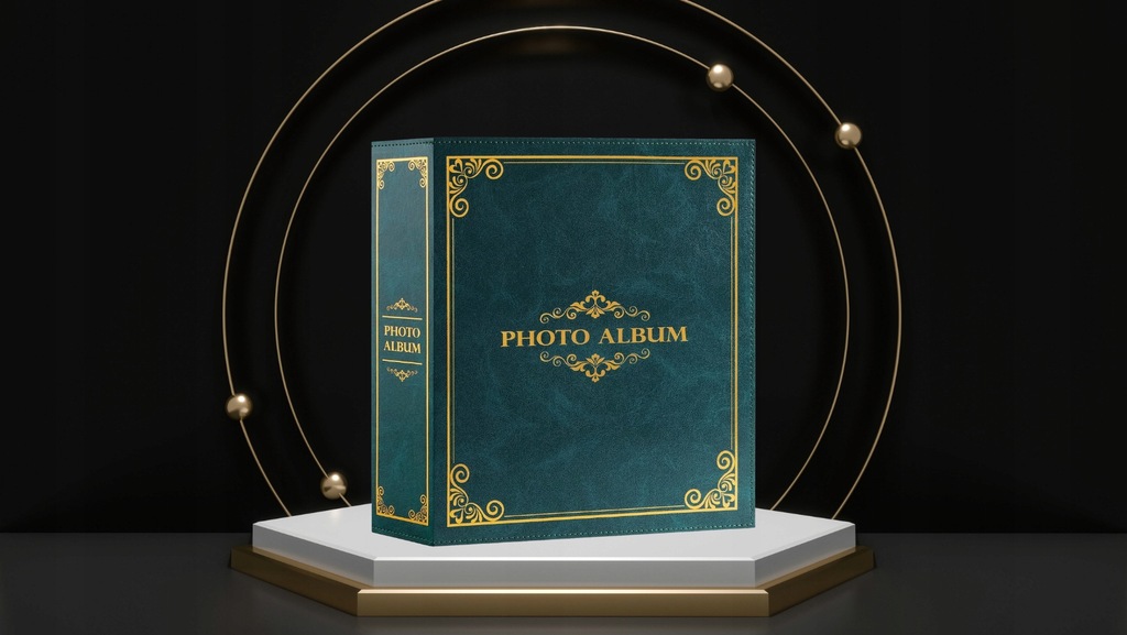 ALBUM FOTOGRAFICZNY NA ZDJĘCIA TRADYCYJNY 1000 KIESZENI 10x15 ZIELONY XL - obrazek 4