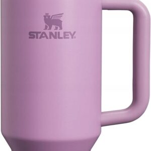 KUBEK STANLEY 1200ml Z SŁOMKĄ POKRYWKĄ I UCHWYTEM TERMICZNY FIOLETOWY