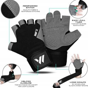 RĘKAWICZKI NA SIŁOWNIE WESTWOODFOX OCHRONA FITNESS STAB.NADGARSTK rozmiar M - obrazek 5