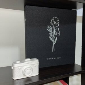 ALBUM FOTOGRAFICZNY NA ZDJĘCIA LNIANY 1000 KIESZENI 11,5 x 15 cm CZARNY XL - obrazek 7