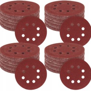 40x papier ścierny na rzep krążek 125 mm do szlifierki oscylacyjnej otwory