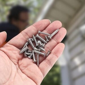 815x WKRĘTY SAMOWIERCĄCE DO DREWNA METALI STAL PŁASKIE KRZYŻOWE ZESTAW DUŻY - obrazek 6