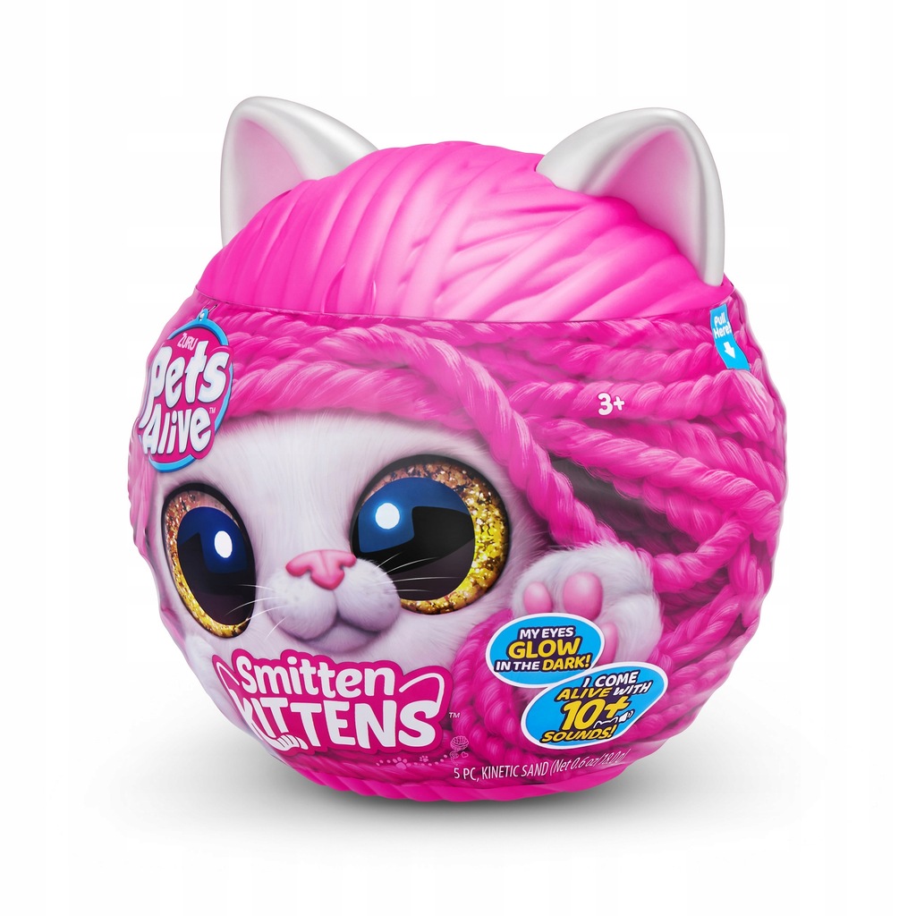 Zestaw ZURU Pets Alive Smitten Kittens Sissy kot pluszowy interaktywny - obrazek 3
