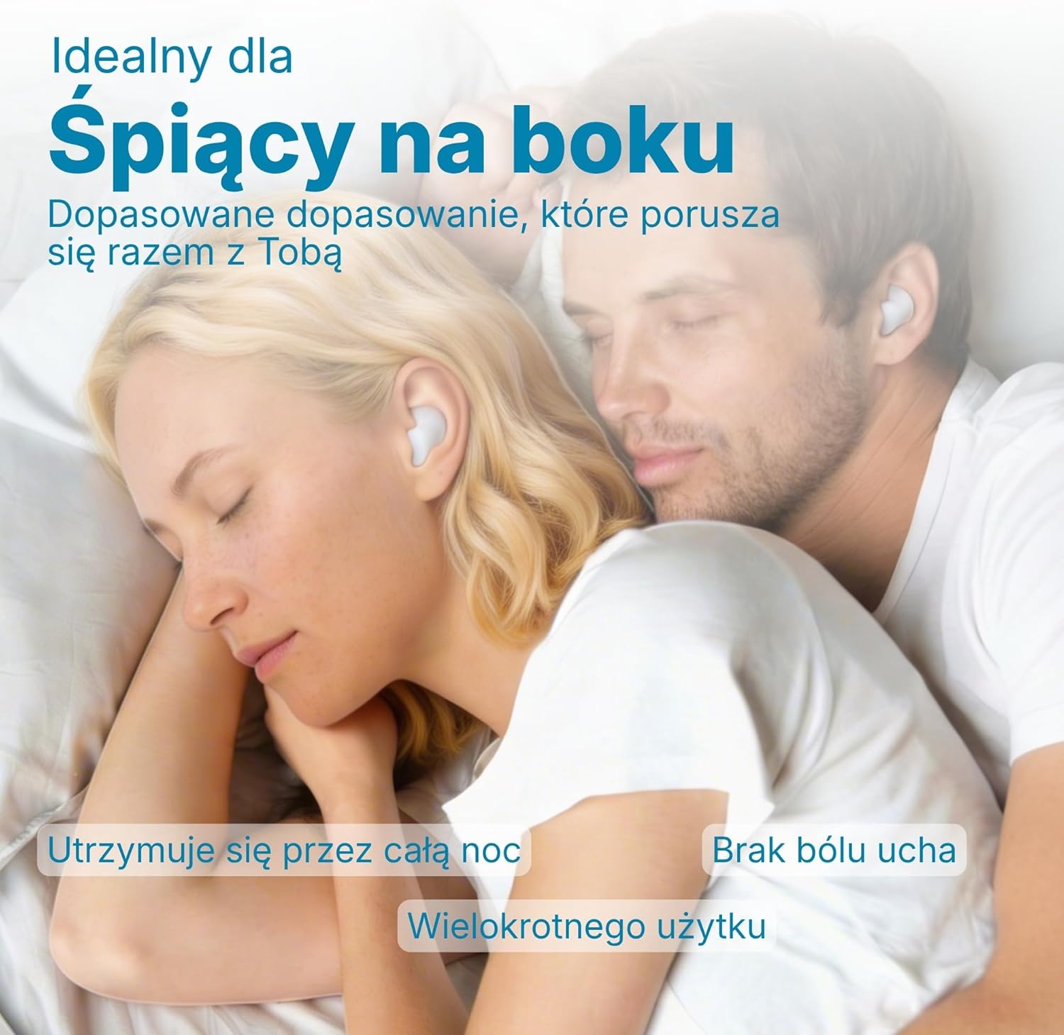 SILIKONOWE ZATYCZKI DO USZU STOPERY 6 par - obrazek 3